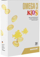 Maxler Omega 3 Kids 30 caps box
