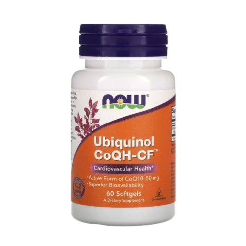 NOW Ubiquinol CoQH-CF 50мг 60 softgels НАУ Юбинихол 50мг	