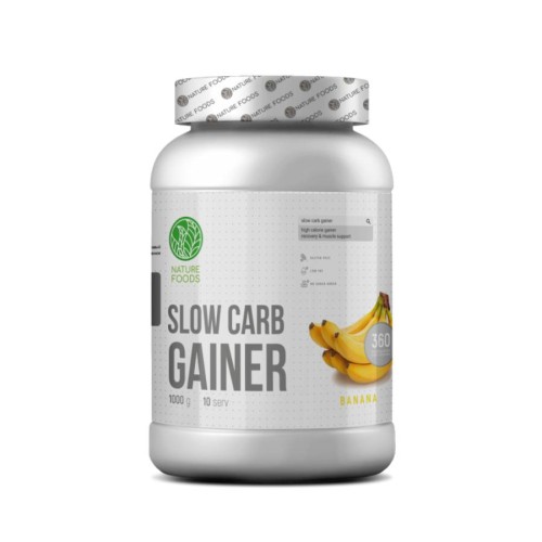 Nature Foods Slow Carb Gainer 1000g Банан