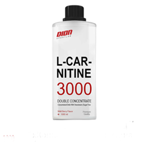 DION SportLab БАД Л-Карнитин 3000 / L-Carnitine 3000 c витамином В6 и пантотеновой кислотой, вкус  лесные ягоды, 1000 мл