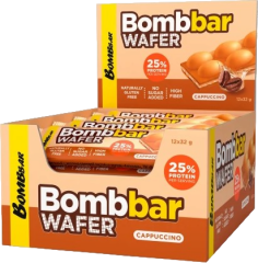 Bombbar Батончик вафельный с молочно-ореховой пастой 32 г &quot;Капучино&quot;