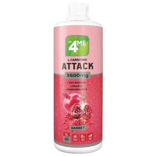 4ME L-carnitine + Guarana ATTACK 3600 1000 мл гранат