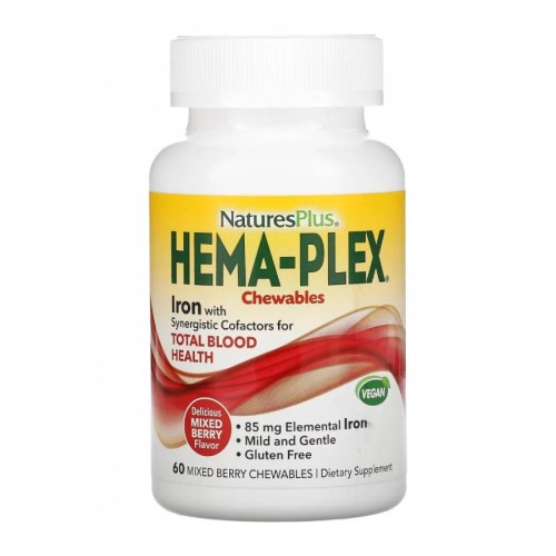Nature's Plus HEMA-PLEX SOFTGEL 60