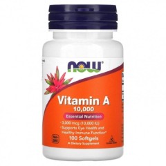 NOW Vitamin A 10000IU 100caps