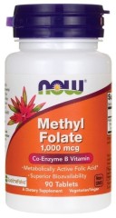 NOW Methyl Folate 1000 mcg 90 tabl