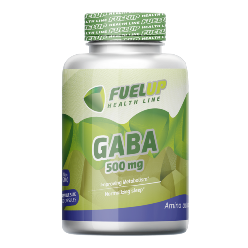 FuelUp GABA 500 mg, 100 vcaps
