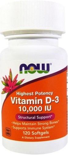 NOW Vitamin D-3 10000IU 120caps