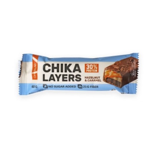 Chikalab Chika Layers батончик глазированый 60гр лесной орех