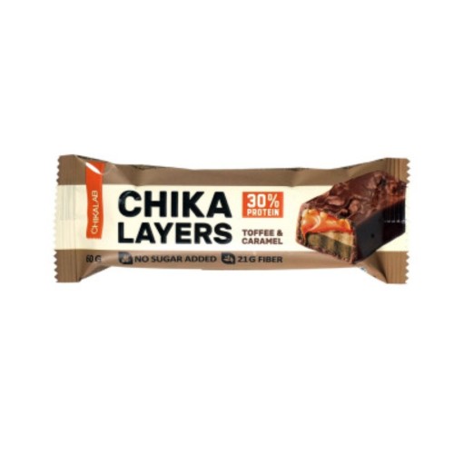 Chikalab Chika Layers батончик глазированый 60гр соленая карамель