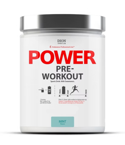 DION SportLab БАД POWER Предтренировочный комплекс c витаминами и минералами, порошок 300 г мятный