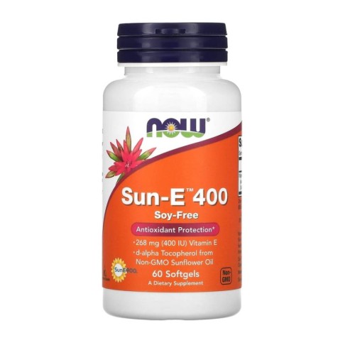 Now foods Sun-E 400 soy free 60 softgels	
