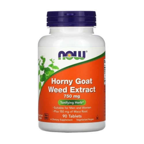 Now foods Horny Goat Weed Extract 750mg 90 tabs