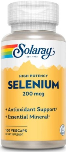 Solaray Selenium 200 100ct 200mcg