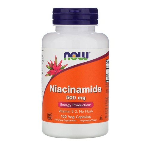 NOW Niacinamide 500mg 100caps