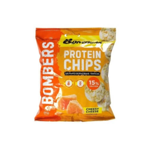 Bombbar Protein chips  50gr нежный сыр