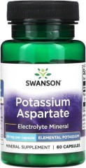Swanson Potassium Aspartate 99mg 60caps