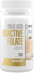 Maxler Bioactive Folate 1000 mcg 120caps