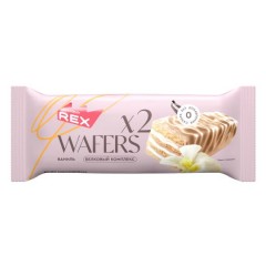 ProteinRex Wafers вафли протеиновые глазированные 50g. 1x12 (Ваниль)