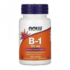 NOW food Vitamin B-1 100mg 100tabl