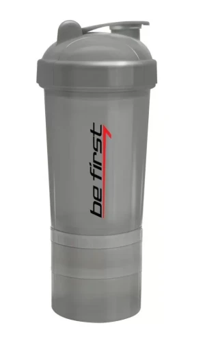 Be first шейкер 500г. серый 3в1