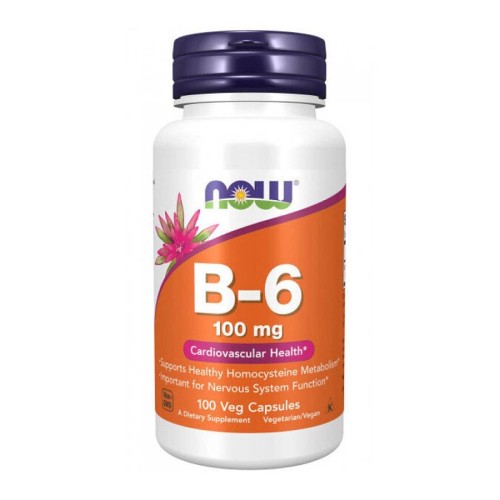 Now food B-6 100mg 100vcaps