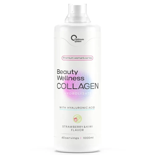Optimum System Collagen Beauty 1000мл Strawberry kiwi