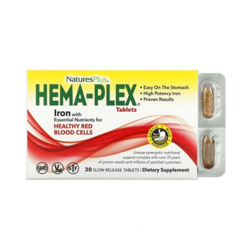 Nature's Plus Hema-Plex 30 tabl