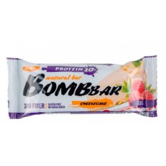 Bombbar Протеиновый батончик неглазированный  60 г малиновый чизкейк