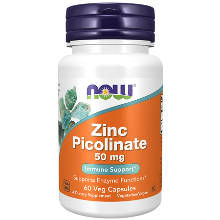 Now Zinc picolinate 50mg 60caps