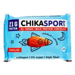 Chikalab ChikaSport 100g. (Молочный шоколад миндаль)