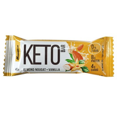 Bombar KETO bar 40gr вкус миндаль ваниль