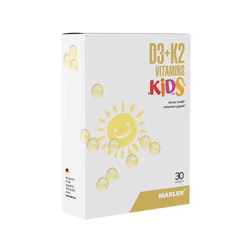 Maxler d3 k2 vitamins kids 30caps															