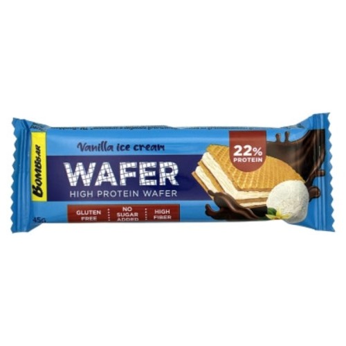 Bombbar Wafer 45g вафельный батончик vanilla ice cream