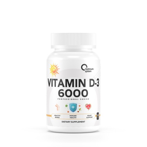 Optimum System Vitamin D3 6000IU 360 softgels