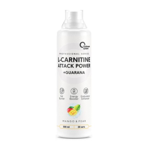 Optimum System L-Carnitine Attack Power 500мл (Mango & Pear)