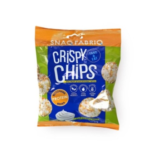 SNAQ FABRIQ Crispy Chips 50gr сметана лук