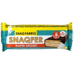 SNAQ FABRIQ Батончик вафельный глазированный Snaqfer 45 г &quot;Ванильный крем и бельгийский