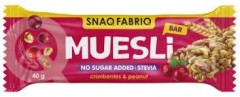 Bombbar SNAQ FABRIQ Батончик мюсли 40 г "Клюква"
