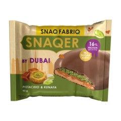 Печенье &quot;SNAQ FABRIQ&quot; SNAQER глазированное с фисташковой пастой, хрустящим тестом и карамелью 45 г