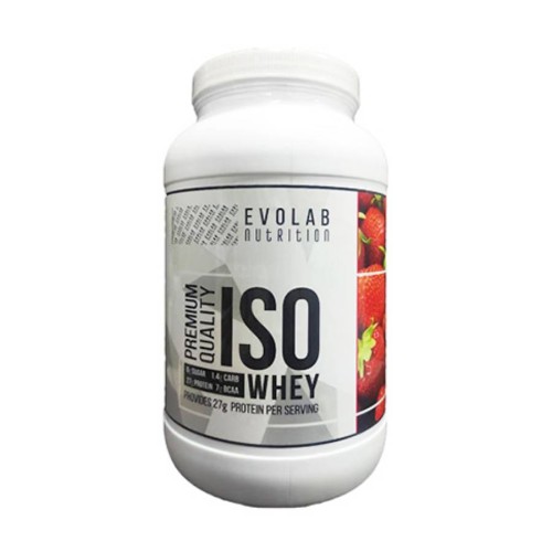 Evolab nutrition ISO whey изолят 908гр клубника