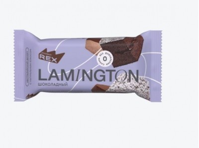 Proteinrex пирожное Lamington 50g chocolate