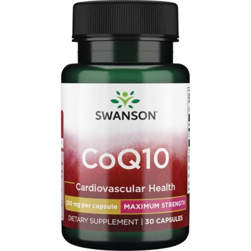 Swanson Coq10 - Maximum Strength 200 mg 30 Caps