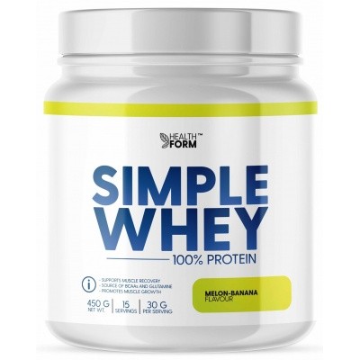 Health Form Whey Simple 450 г Дыня-банан