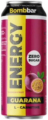 BOMBBAR Напиток Energy L-Карнитин с гуараной 500 мл Маракуйя