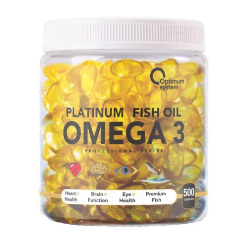 Optimum System Omega-3 Platinum Fish Oil 500 капс
