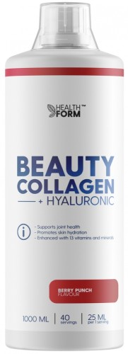 Health Form Collagen + Hyaluronic 1000ml berry punch