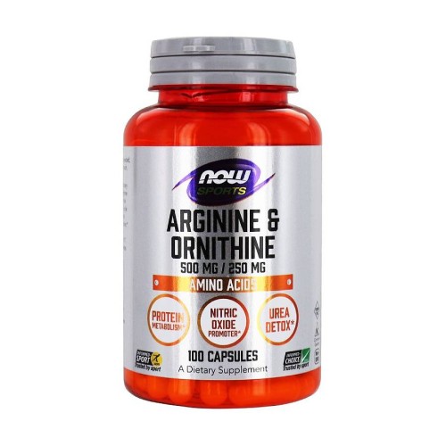 NOW Arginine & Ornitine 500/250 100caps