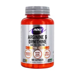NOW Arginine & Ornitine 500/250 100caps
