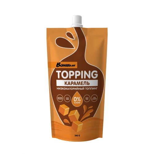 Bombbar топинг 240г карамель