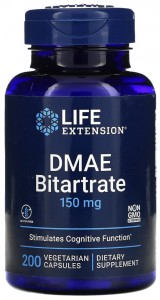 Life Extension DMAE Bitartrate 150 mg 200 vcaps